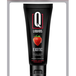 Q Liquids Exotic Çilek Aromalı Kayganlaştırıcı Jel 200ML