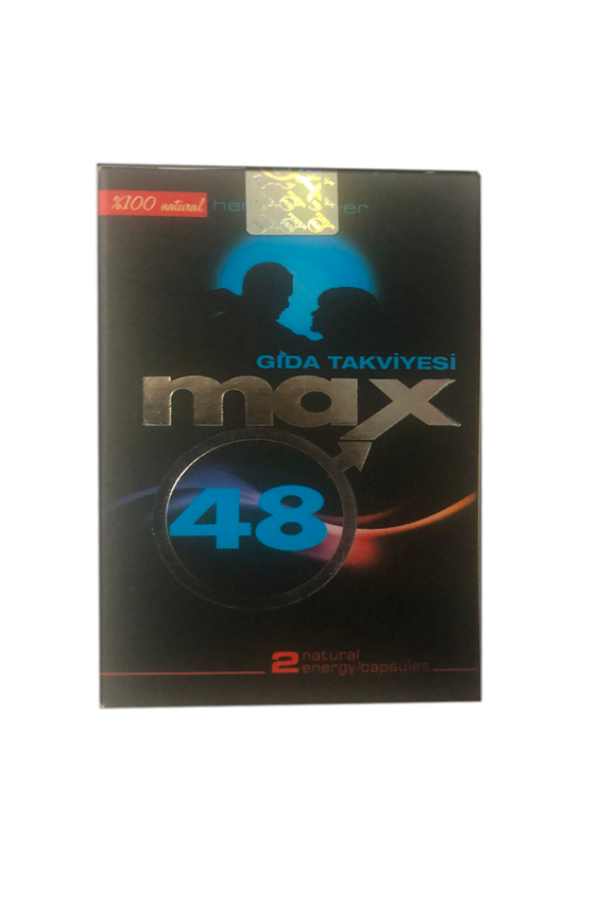 Max 48 Gıda Takviyesi 2 Adet Kapsül